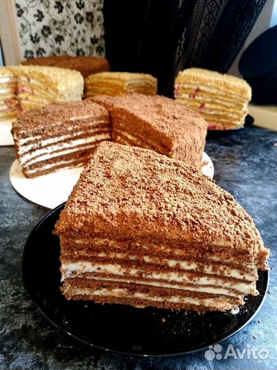 Торты домашние на заказ медовик