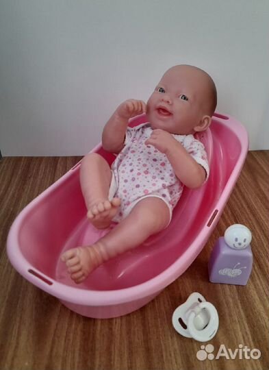 Кукла - пупс с ванночкой Вerenguer. (Испания)