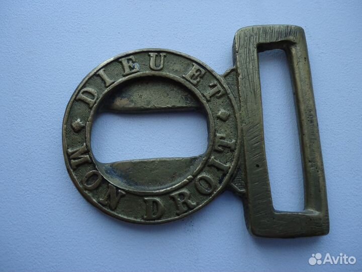 Военная пряжка Англия 1878-1880