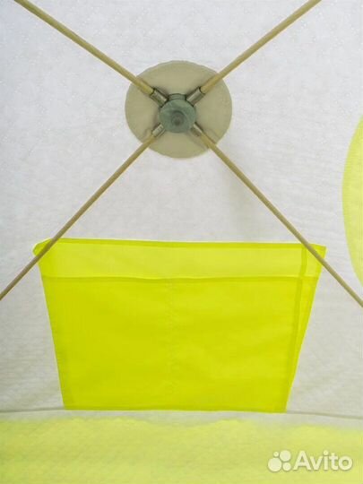 Зимняя палатка cube медведь 3