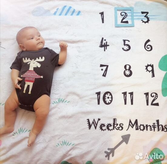 Фото плед для новорождеенного