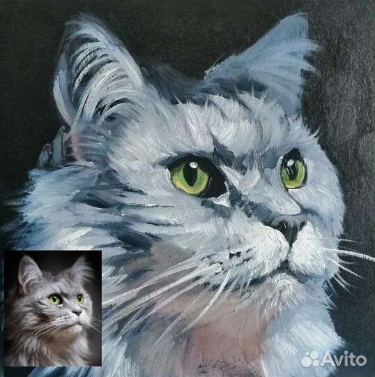 Портрет вашего питомца по фото