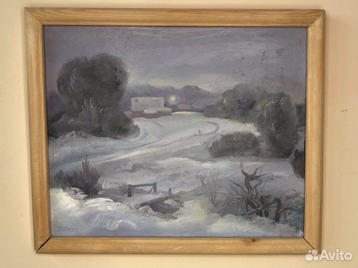 Картина В.И. Тарасов «В Вязьме» 1992 г