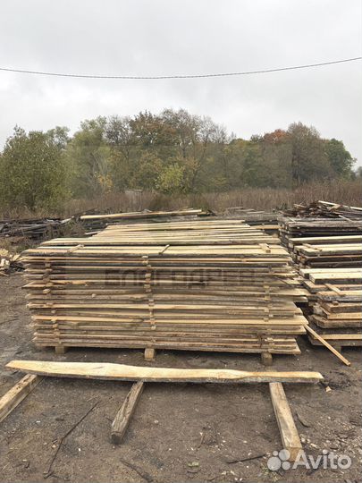 Необрезная доска липа термо