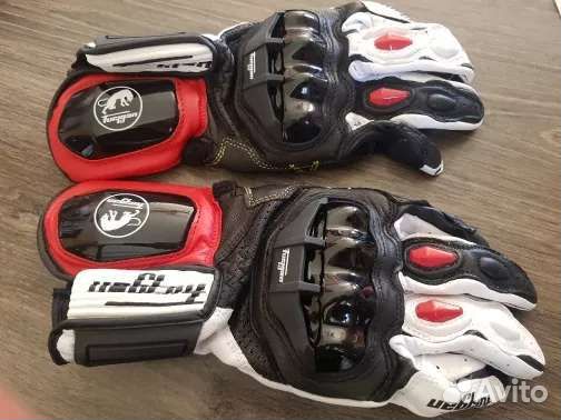 Мотоперчатки кожаные новые