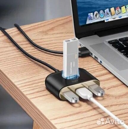 USB-концентратор Baseus Square round Хаб