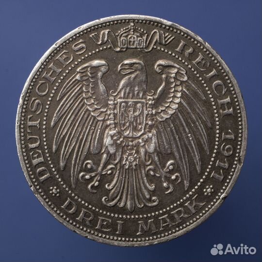3 марки 1911 года 100 лет университет Бреслау / м