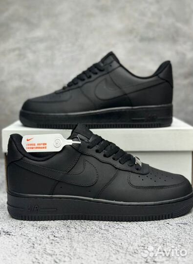 Кроссовки Nike Air Force 1 Supreme Black