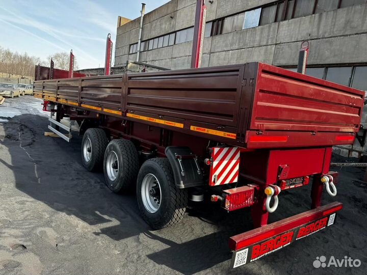 Полуприцеп бортовой Berger 9852, 2024