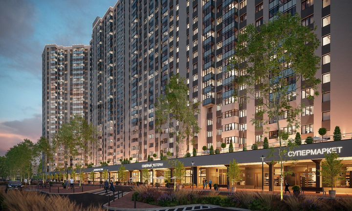 2-к. квартира, 74,6 м², 3/25 эт.