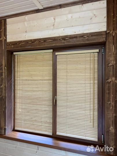Деревянные горизонтальные жалюзи