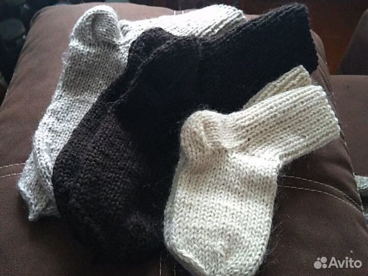 Носки деревенские самовязка