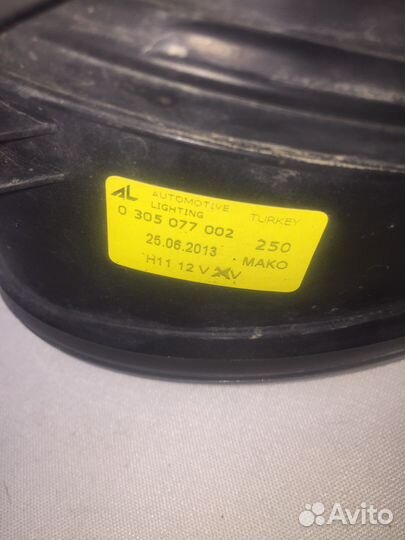 Mercedes E-class W211 противотуманная фара