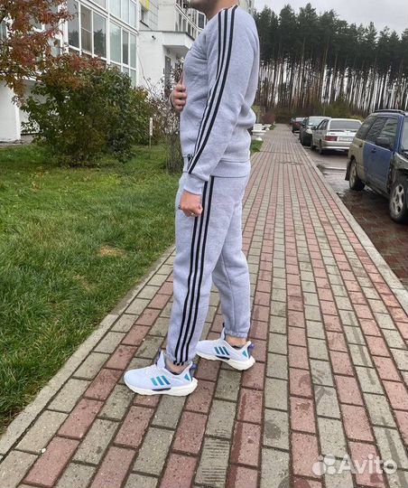 Спортивный утепленный костюм мужской adidas