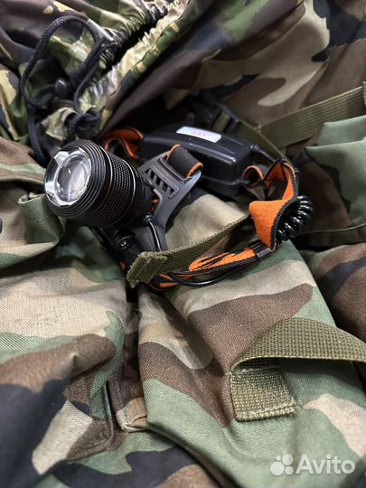 Фонарь налобный аккумуляторный