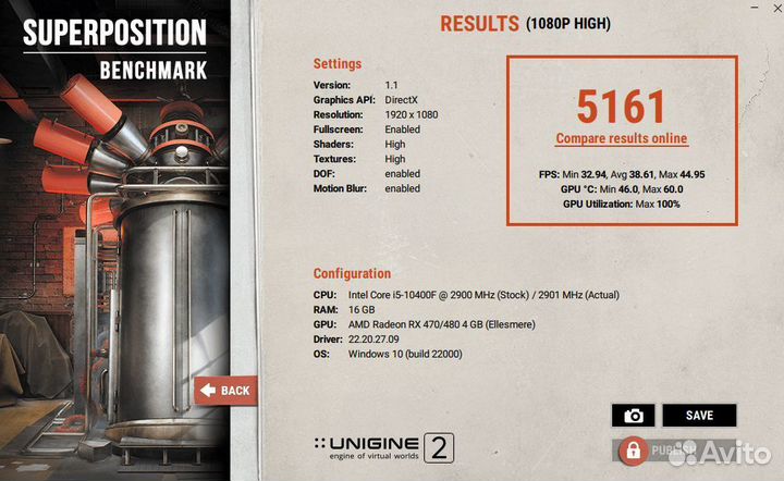 Видеокарта Yeston RX 570 4gb