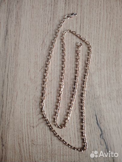 Цепочка якорная золотая