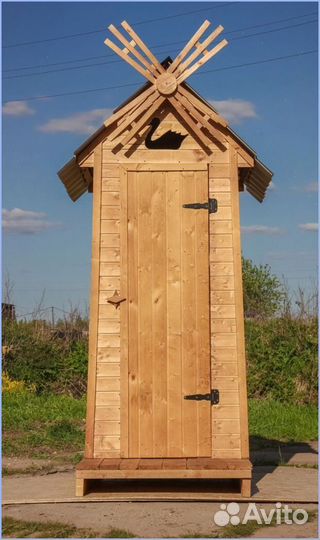 Дачный туалет с дельфином лхм 410