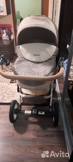Коляска 2 в 1 эко кожа