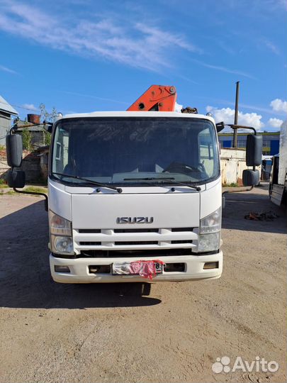 Isuzu NPR с КМУ, 2014