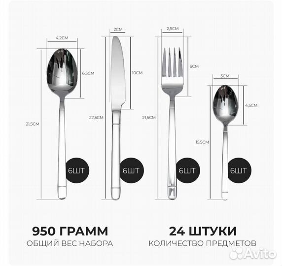 Набор столовых приборов