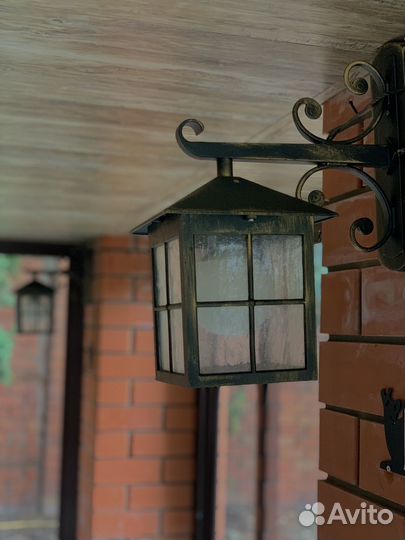 Фонарь уличный металлический