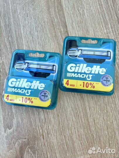 Лезвия для бритья gillette mach 3