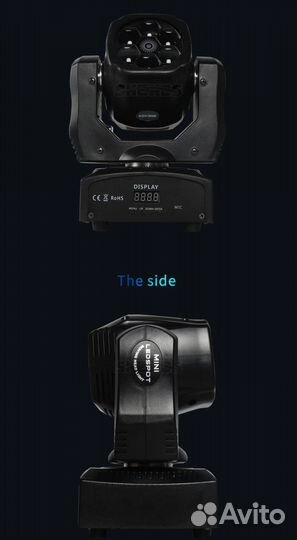 LED spot (Bee LED) 6x15w (green laser)