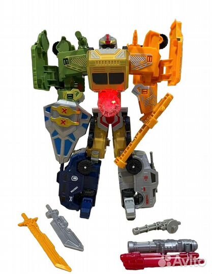 Тобот Flame tiger 5. Робот 28 см. Свет