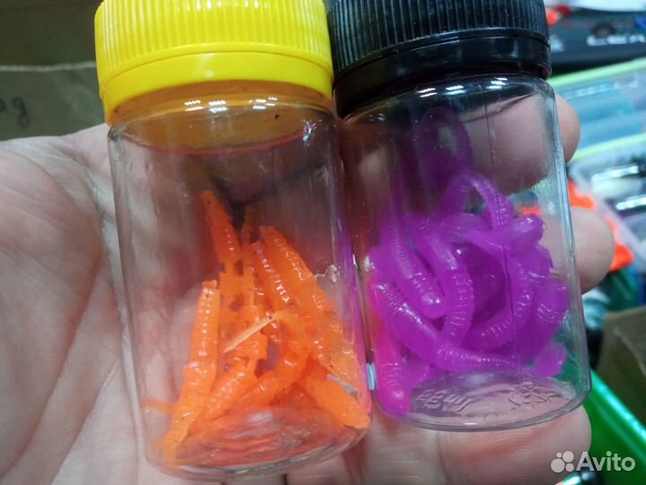 Набор силиконовых приманок для дикой форели и щуки