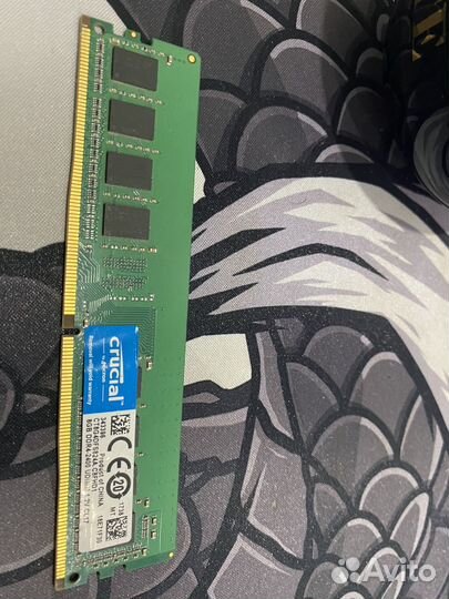 Оперативная память ddr4 8gb crucial 2400