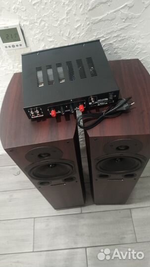 Стерео усилитель с bluetooth и напольные wharfedal