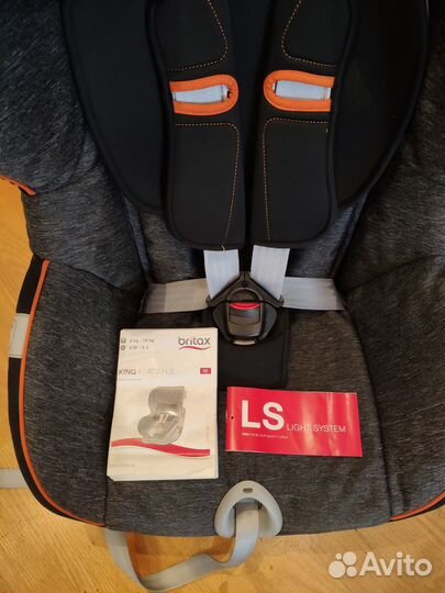Детское автокресло britax romer king 2 ls