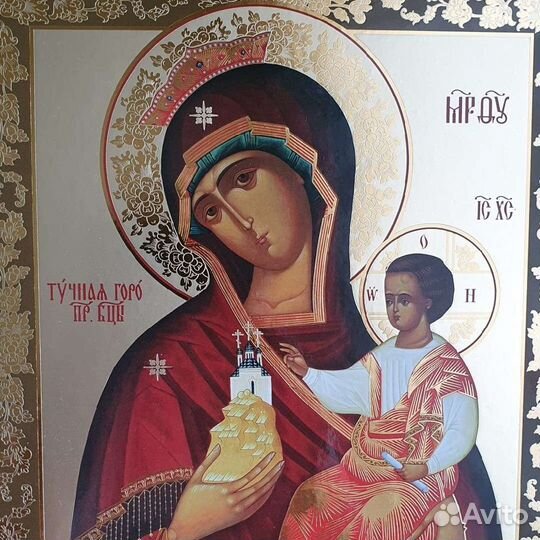 Икона Божьей Матери Тучная гора 18х22 см