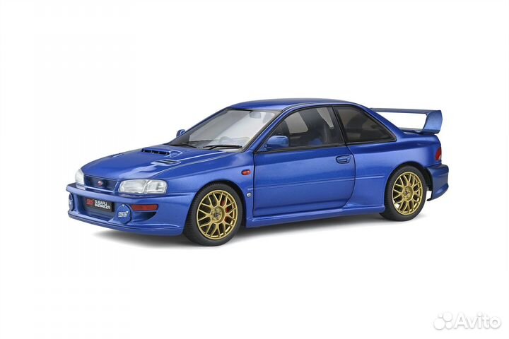 Solido subaru impreza 22B 1/18 – sonic blue – 1998