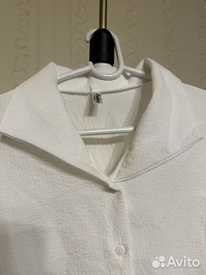 Блузка oversize белая