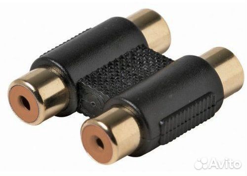 Переходник 2 гнезда RCA - 2 гнезда RCA