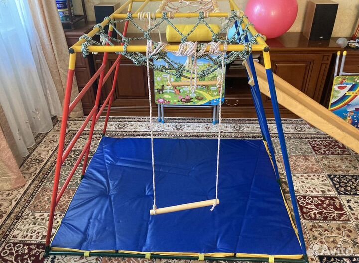 Детский домашний спортивный комплекс + горка