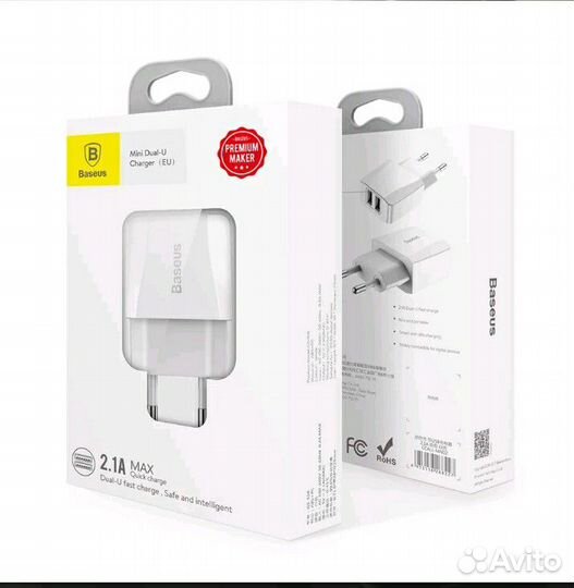 Зарядное устройство Baseus Dual USB