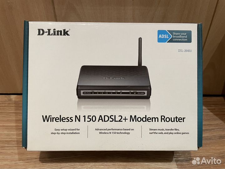 Модем D-Link Wireless N150 adsl2