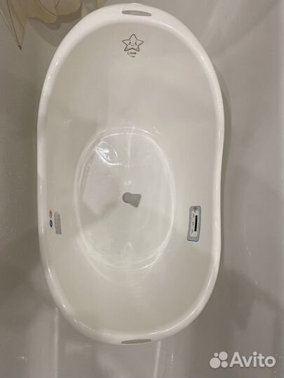 Детская ванночка с термометром