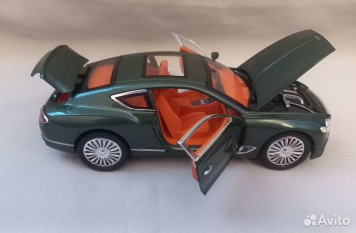 Bentley Continental GT инерционная машинка 1:24