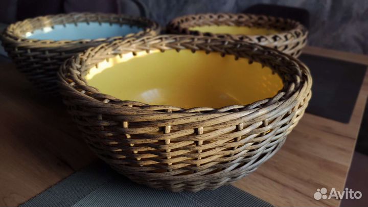 Корзина из ротанга Кашпо