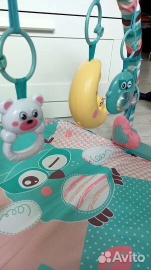 Развивающий коврик с пианино baby go