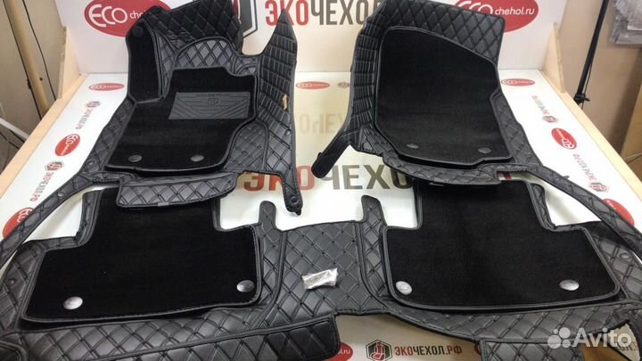 3D Коврики Infiniti QX50 Салон Багажник Экокожа