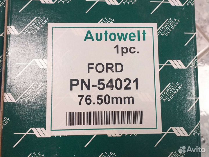 Поршень Ford 1.6 Zetec +0.5mm