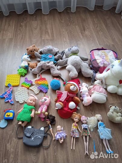 Игрушки пакетом для девочки