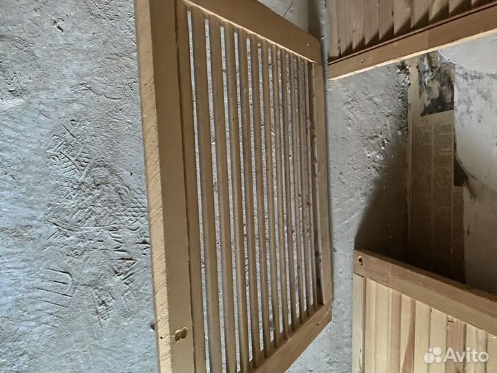 Деревянный экран/жалюзи на батарею