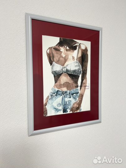 Интерьерная картина акварель