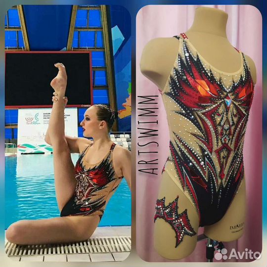 Пошив купальников для синхронного плавания